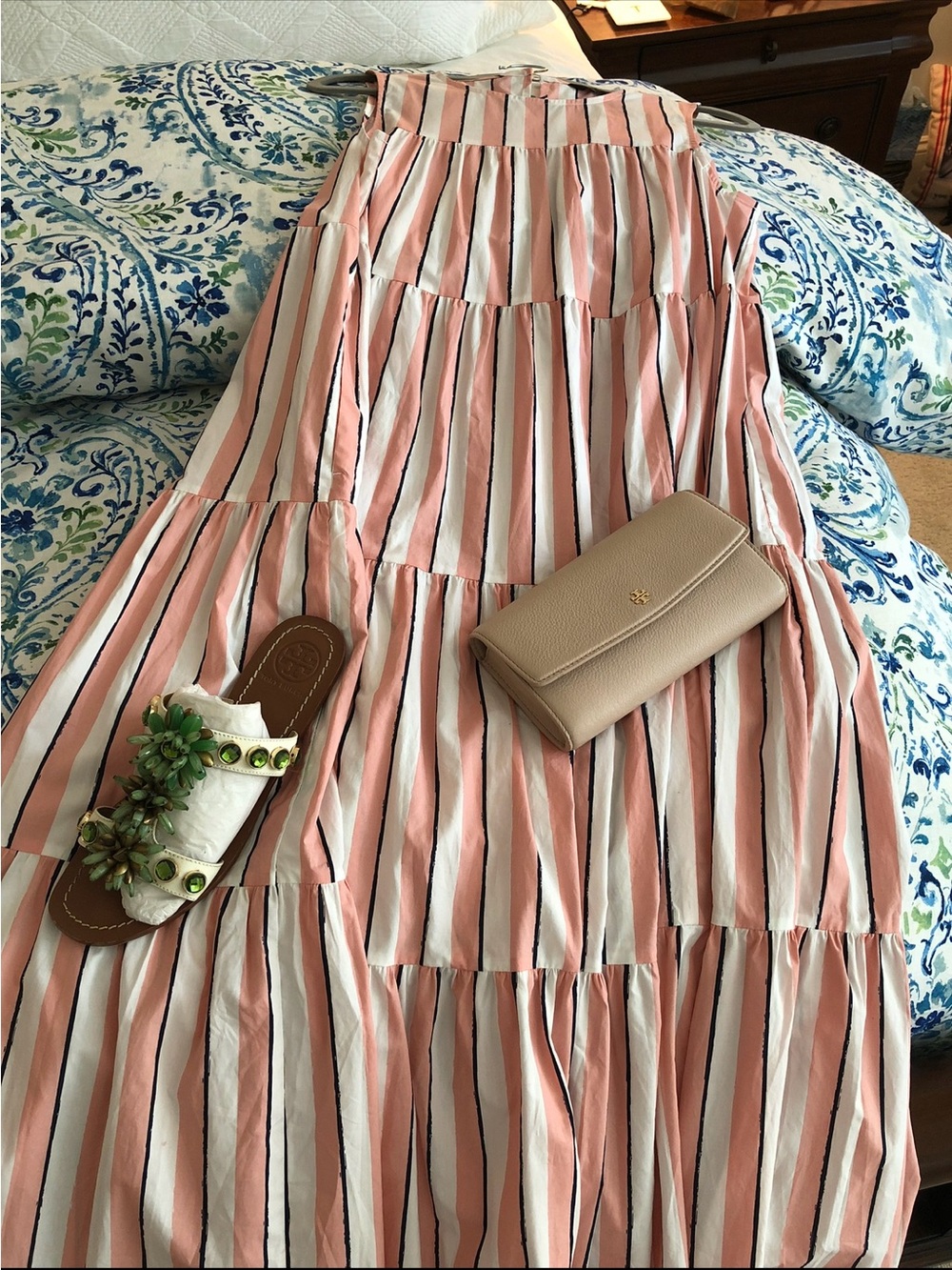 Banana Republic Cotton Tiered Dress Exclusive